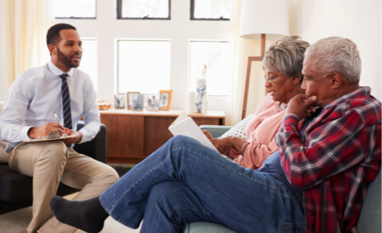 Couple deciding whether to take out equity release